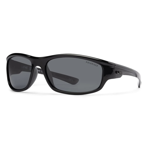 Liive Vision Sunglasses - BREAM Polarised Smoke Black - Live Sunglasses