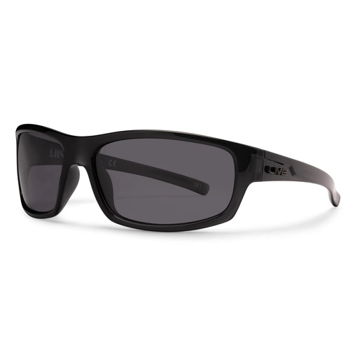 Liive Vision Sunglasses - TUNA Polarised Matt Xtal Black - Live Sunglasses