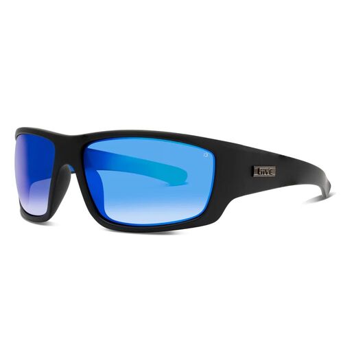 Liive Vision Sunglasses - Hammer Safety Mirror Matt Black - Live Sunglasses