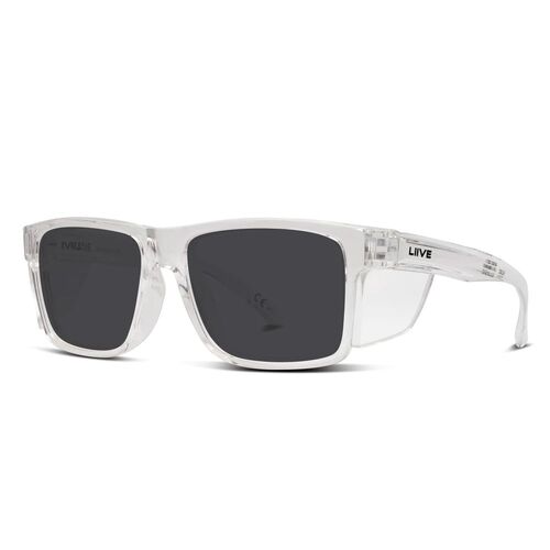 Liive Vision Tradie Safety Sunglasses - Xtal - Live Sunglasses