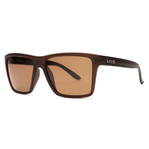 Liive Vision Sunglasses - Sabotage X Polarized Matt Xtal Beer - Live Sunglasses