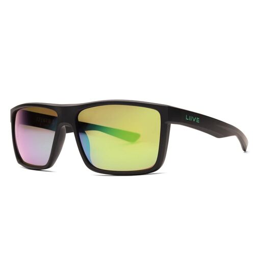 Liive Vision Sunglasses - Shadow X Mirror Polarized Matt Black - Live Sunglasses