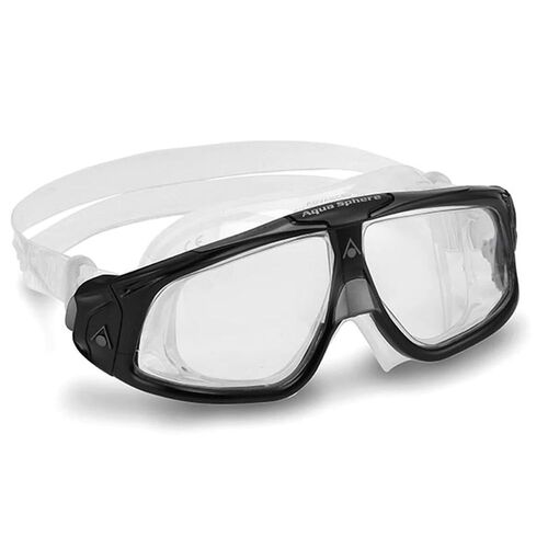 Aqua Sphere Seal 2.0 Swim Mask Black - Clear Lens - Swimming Mask