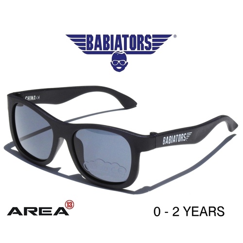 BABIATORS NAVIGATOR SUNGLASSES, CHILDREN'S SUNGLASSES, BLACK 0 - 2 YEARS, KIDS SUNGLASSES