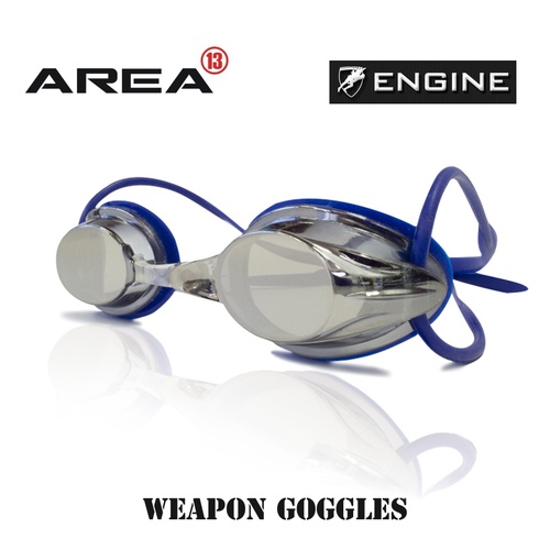 Engine Weapon Classic Blue Swimming Goggles