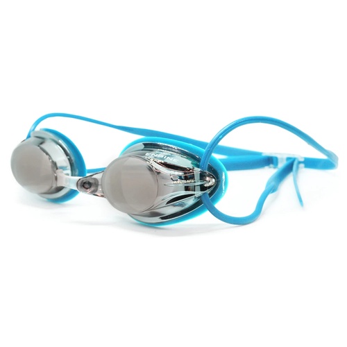 Engine Weapon Swimming Goggles, Sky Blue, Mirror Lens Swimming Goggles