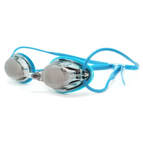 Engine Weapon Swimming Goggles, Sky Blue, Mirror Lens Swimming Goggles