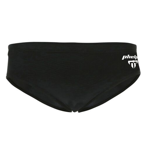 MP Phelps Team 8cm Brief - Black, Mens Swimwear [Size: 32]
