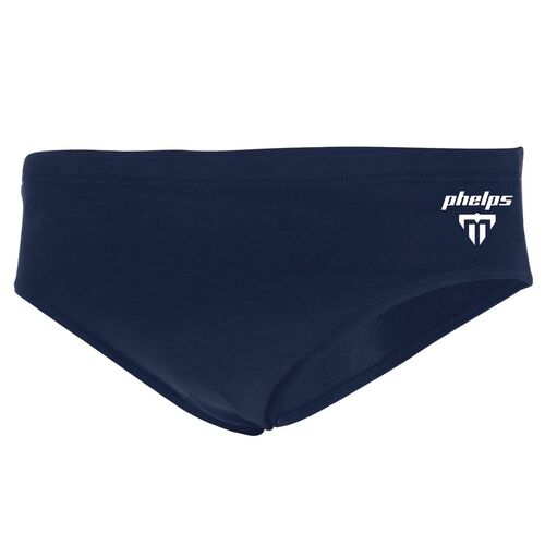 MP Phelps Team 8cm Brief - Navy Blue, Mens Swimwear [Size: 32]
