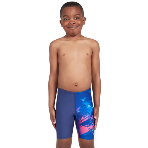 Zoggs Boys Fish Fury Mid Jammer, Boys Jammer Swimwear [Size: 12]